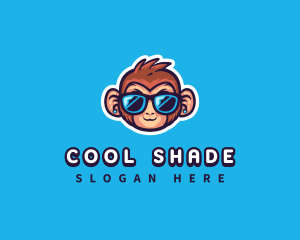 Shades Cool Monkey logo design