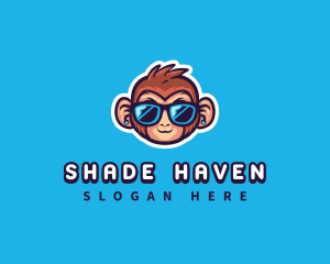 Shades Cool Monkey logo design