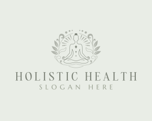 Holistic Meditation Yoga logo design