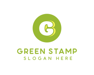 Cute Green Circle logo design