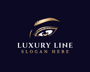 Luxury Beauty Eyelash logo design