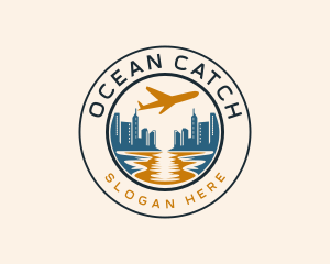 Ocean City Flight logo design