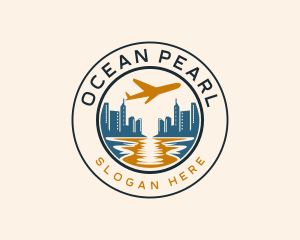 Ocean City Flight logo design