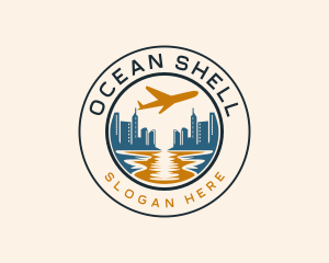 Ocean City Flight logo design