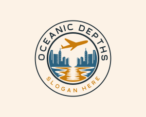 Ocean City Flight logo design