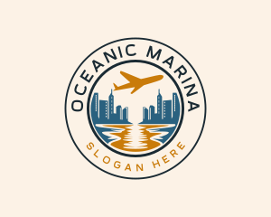 Ocean City Flight logo design