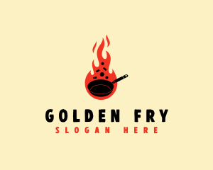 Culinary Fire Pan logo design