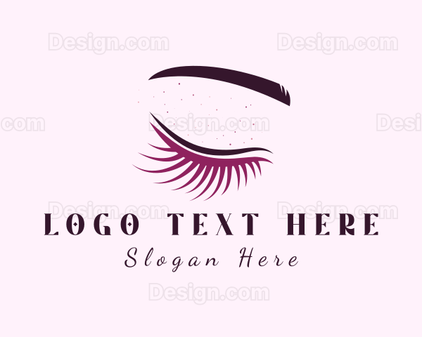 Beauty Woman Eyelash Logo