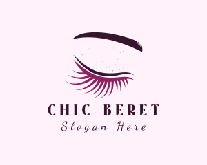 Beauty Woman Eyelash Logo