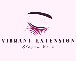 Beauty Woman Eyelash logo design