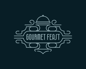 Gourmet Cloche Restaurant logo design