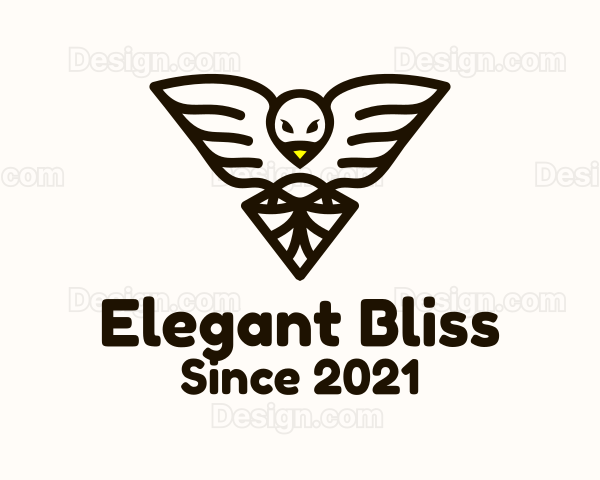 Flying Albatross Bird Logo