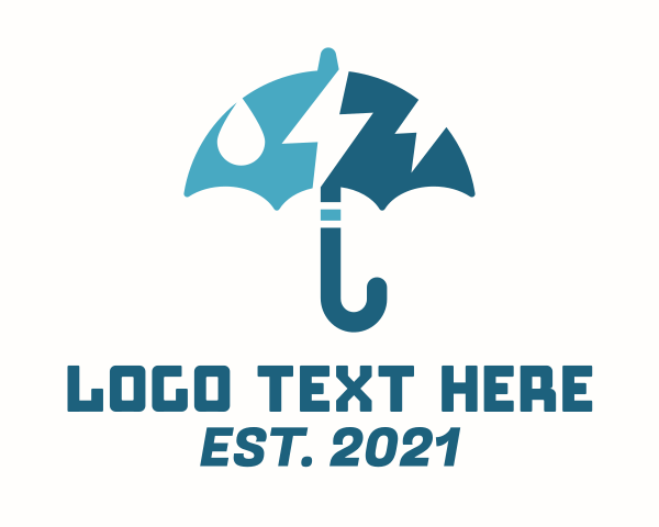Rainstorm logo example 4