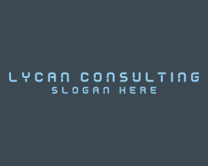 Modern Business Stencil logo design