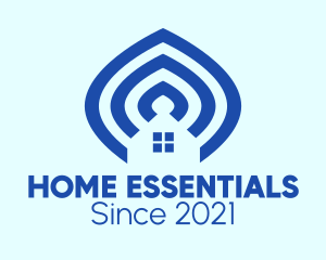 Blue Residential Home logo design