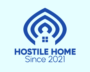 Blue Residential Home logo design