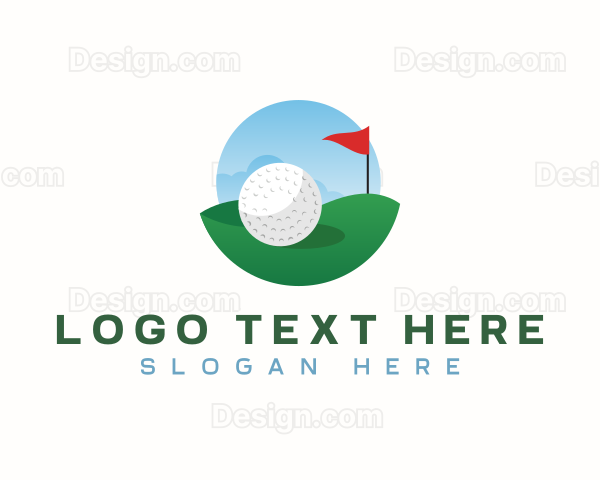 Golf Course Sport Logo