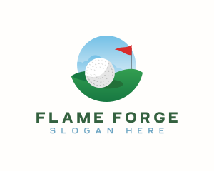 Golf Course Sport Logo