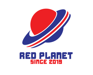 Red Violet Planet logo design