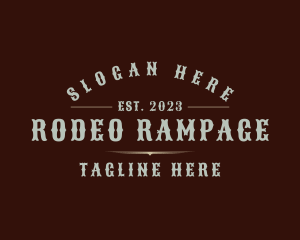 Rustic Rodeo Business logo design