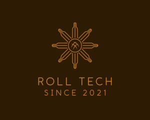 Bread Rolling Pin  logo design