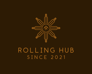 Bread Rolling Pin  logo design