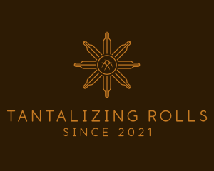 Bread Rolling Pin  logo design