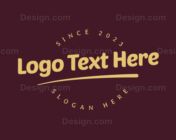 Handcrafted Pub Business Logo