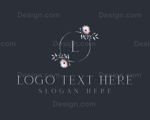 Lifestyle Flower Wreath Logo