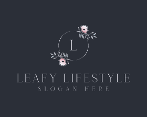 Lifestyle Flower Wreath logo design