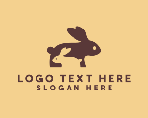 Pet Rabbit Animal  logo