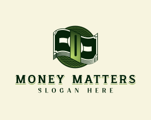 Money Dollar Bill logo design