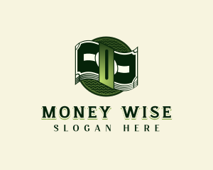 Money Dollar Bill logo design