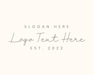 Generic Elegant Cursive logo