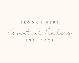 Generic Elegant Cursive logo design