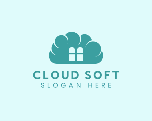 Sky Cloud Window logo design