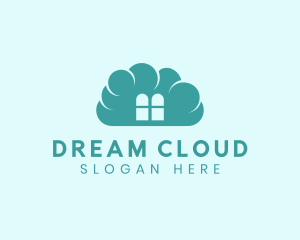 Sky Cloud Window logo design