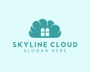 Sky Cloud Window logo design