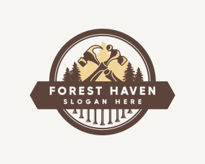 Forest Carpentry Workshop logo design