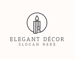 Candlelight Wax Decor logo design