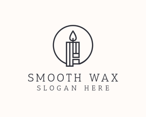 Candlelight Wax Decor logo design