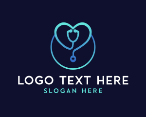 Medical Stethoscope Healthcare logo