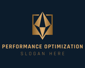 Gold Diamond Consultant logo design