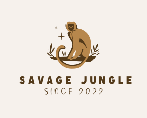 Jungle Wild Monkey logo design