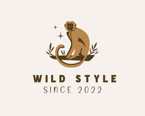 Jungle Wild Monkey logo design