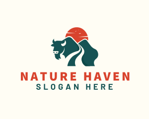 Buffalo Mountain Nature logo design