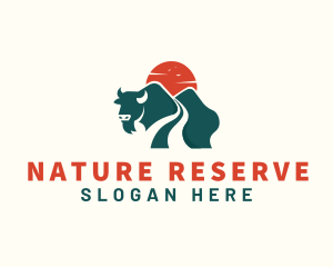 Buffalo Mountain Nature logo design