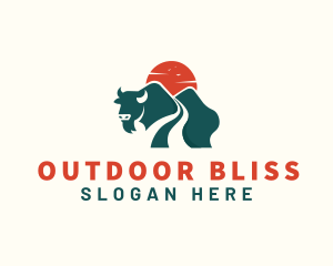 Buffalo Mountain Nature logo design