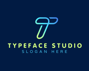 Business Studio Agency Letter T logo design