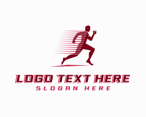 Fast Sprinting Athlete logo